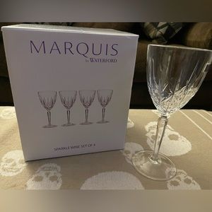 Marquis by Waterford Crystal Sparkling Wine Glasses Brand New in box